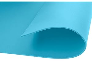 INNSPIRO Goma EVA azul cielo láminas 20x30cm.x1mm. 20u. Material muy utilizado para manualidades y decoración