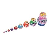 Eine Matrjoschka-Puppe, auch als russische Schachtelung / verschachtelte Puppe bezeichnet, bezieht sich auf eine Reihe von Holzpuppen mit abnehmender Größe, die ineinander gesteckt sind.