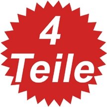 Kreator Meißel Set 4 teilig Holzmeissel Beitel Holzschnitzerei Holzgriff - 3