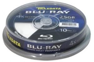 Traxdata Blu-Ray-Blueray-Vollgesicht, bedruckbar, 4 x BD-R, 10 Stück