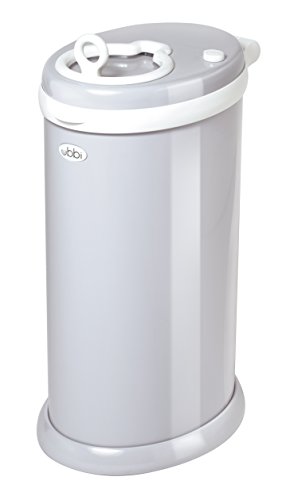 Ubbi Diaper Pail/Nappy Bin (Gray)