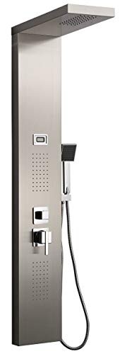 DP Grifería S-9127 - Colonna Idromassaggio In Acciaio Inox, Colore Argento