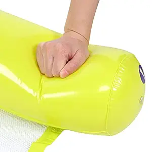 Pool Hammock, Floating Hammock Foldable Hammock Lightweight and Portable with Perfect Sealing Performance for Swimming Pools and Beaches(Yellow)