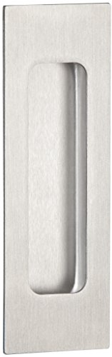 GedoTec® Muschelgriff eckig Einlassgriff Griffschale Modell LEA | Edelstahl matt gebürstet | 120 x 40 mm | Schiebetürgriff ohne Lochung | Markenqualität für Ihren Wohnbereich