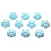 Bee Beautiful 50 X 10g Handmade Mini Flower Bath Bombs (Blue Lagoon (Banana))