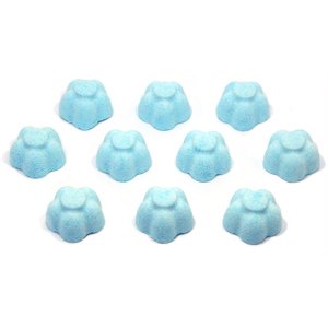 Bee Beautiful 50 X 10g Handmade Mini Flower Bath Bombs (Blue Lagoon (Banana))