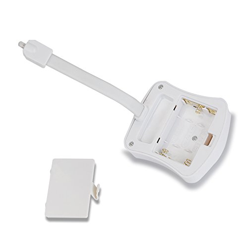 IDEALEBEN LED Toilette Lampe WC Nachtlicht mit Bewegungs- und Licht-Sensor Batteriebetrieben und 8 Farbenwechsel - 5