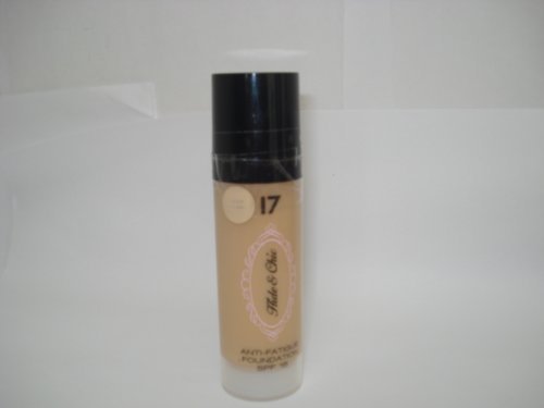 BOOTS 17 HIDE & CHIC ANTI FATIGUE FOUNDATION 30ML SOFT IVORY