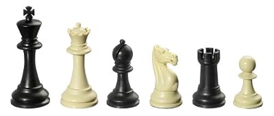 Philos - 2012.0 - Pièces d'échecs - Nerva - KH 95 mm - Noir/Crème