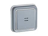 "INTERRUPTOR EMPOTRABLE: La instalación en superficie. Ideal para instalación en exteriores, sótanos, garajes.  "