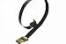 Produktbild Neue schwarze FPV HDMI Kabel Mini HDMI 90 grad auf Standard HDMI full HDMI Normal HDMI male für Canon 5D3 5D2 Panasonic lumix GH3 GH2 Sony nex 5N 5T 5R 7N 30CM