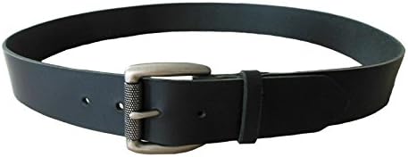 Handmade premium belt GEO40 black with rugged scrolling Buckle Men's belt Western belt Leather belt Women's belt Unisex