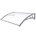 Price comparison product image SONGMICS 125 x 75 cm Canopy Transparent 3 mm GVH128