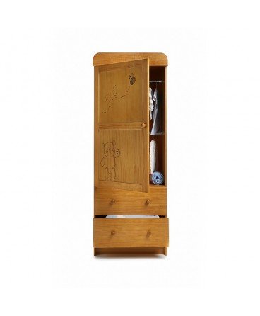 Obaby B is for Bear Single Wardrobe (Country Pine)