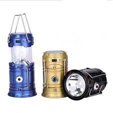Premsons 6 LED Solar Power Camping Lantern Rechargeable Hiking Flashlight RS.304 (62.00% Off) - Amazon