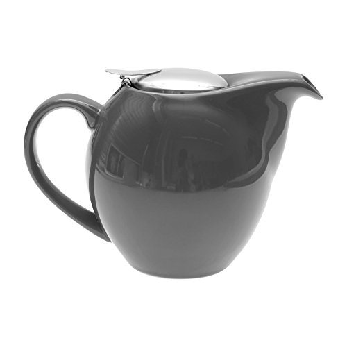 Preisvergleich Produktbild Sema Keramik-Teekanne, kugelförmig, Grau