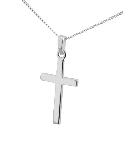 Elegant Sterling Silver Cross. Hallmarked 925. Perfect gift for Confirmation or Bridesmaid.
