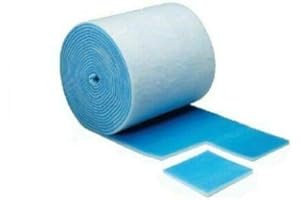 ISTA TOOLS Luftfiltermatte G2-G3-G4 (EU4) 1m x 2m, 10 bis 20mm wählbare Filtermatte Filterflies (EN 779) (G4)