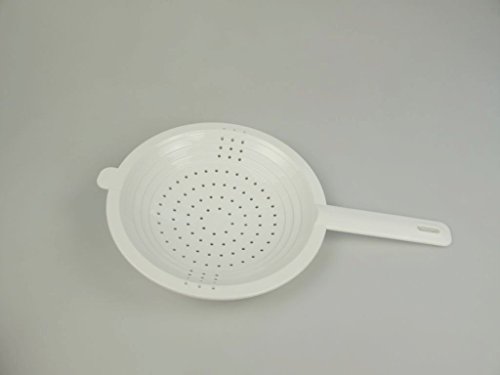 TUPPERWARE Küchenhelfer Sieb Saladin rot-weiß Sieb mit Abtropfsieb Multi-Sieb 9880 - 3