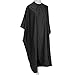 JOVIVI Top Grade Adult Salon Waterproof Hair Cut Hairdressing Barbers Cape Black Gown