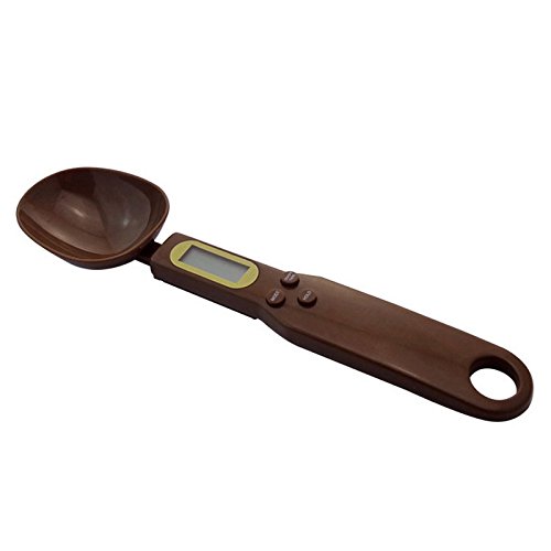 lzn 500g/0.1g Digitale Löffelwaage Küchenwaage Einstellbare, LCD-Anzeige zum Abmessen von Mehl Zucker/ Gewürze/ Milch/ Kaffee, in 4 Maßeinheiten: Unzen, Gramm, Karat, Körnung - 5