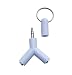 KELWORLD™ 3.5mm Y Shape Stereo Jack Audio Headset Connector Adapter Keyring Splitter -White RS.138.00