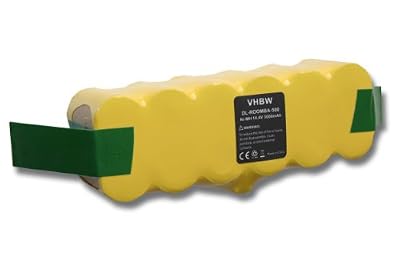 vhbw® Batterie de rechange 3000 mAh (14.4 V) pour iRobot Roomba en 500, 600, 700, 800, 900 Series