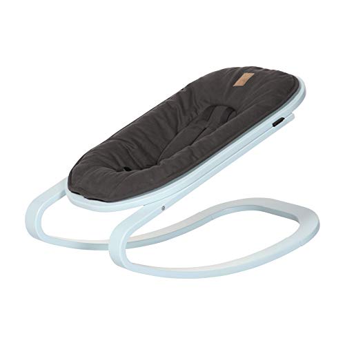 Preisvergleich Produktbild Wippe UP soft green Kidsmill + Polster anthrazit Babywippe grau