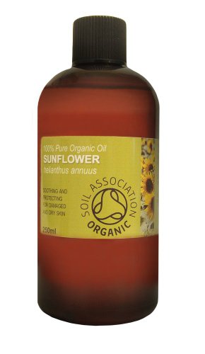 250ml Organic Sunflower Oil - 100% Pure Carrier Oil