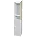 Produktbild Cablematic - Metallschrank Schliessfach mit 1 modul und 2 Tür 300 x 1800 x 500 mm RackMatic