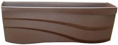 Eda Plastiques 10999 BR.T SX4 Oceana planter in polypropylen Taupe 89.5 X 33 X 30 cm