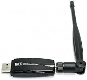 DIGITALRISE Power Wifi Wireless WLAN USB Adapter with 5db Antenna for Raspberry Pi Model B+, B and A, Banana Pi, Beaglebone, etc (300MBit/s, IEEE 802.11b/g/n, WEP/WPA/WPA2)