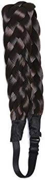 MeiruiHair Hair Braids Chuncky Braided Headband Hair Accessories Nine Colors