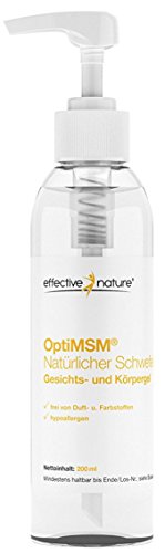 effective nature MSM Gel für Gesicht und Körper - 200ml