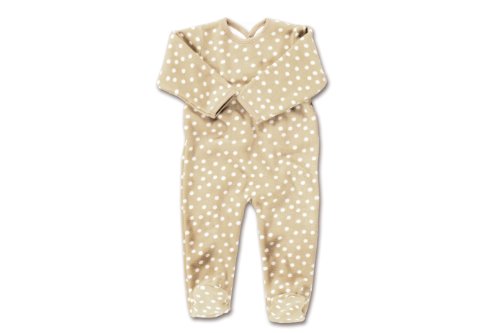 Baby Boum Unisex Baby Babygrow with Arms and Feet Crunchy Beige 12-18 Months