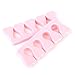 Toe and Fingers Separators - TOOGOO(R)A Pair of Toe and Fingers Separators tires for Manicure Pedicure - Light Pink