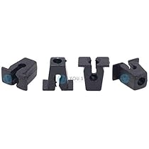 10 x YOU.S Original Steckmutter Kunststoff Radkasten Ø Loch: 3,5  