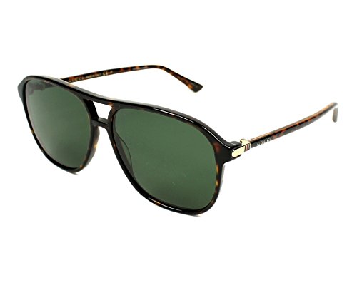 Preisvergleich Produktbild Gucci Herren Sonnenbrille GG0016S 007, Braun (Marrone), 58
