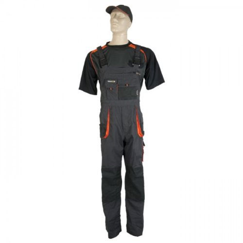 Terratrend Job 3229–28–6310 Größe 28 Herren Latzhose – dunkelgrau/schwarz