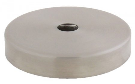2x Edelstahl Abdeckrosette 60 / 12,5 mm - Höhe ca. 12 mm - V2A (S012020)