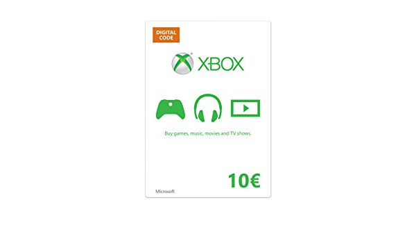 microsoft xbox $10 gift card