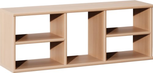 CS Schmalmöbel 55/87 Wandregal 87 Soft Plus, 106 x 40 x 27 cm, buche - 2