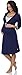 Be Mammy Maternity Night Dress Tulpe-3/4 (Dark blue/Flowers, XXL)