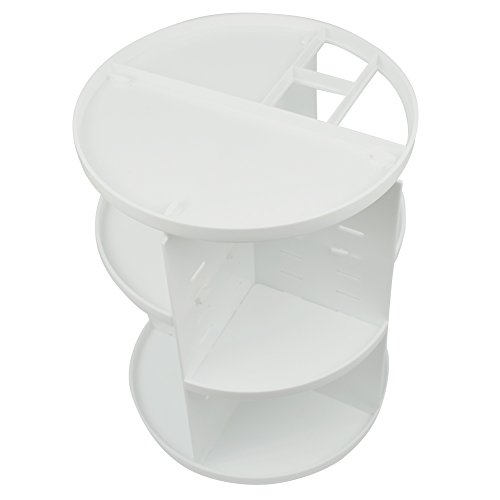 St.Oswalds Rotating Kosmetik Organizer Tower für Make UP Aufbewahrungs JY002 (Weiß) - 6