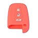 KMH Silicone Key Cover Fit for Hyundai I20 3 Button Smart Key (Red) RS.199.00