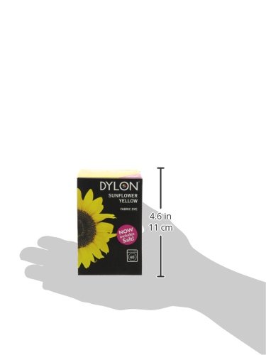 Dylon Waschmaschinenfarbe – Sonnenblumengelb 350g mit Salz - 3
