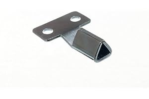 ONESTOPDIY.COM - Llave triangular para contadores de luz y gas (metal galvanizado, 2 unidades)