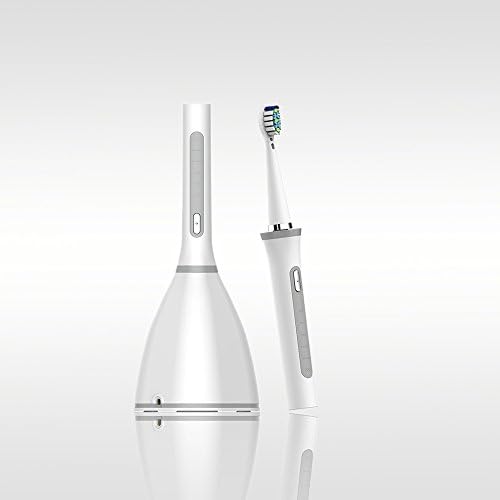 LLZDDYS Electric Toothbrush/Teeth/Protect/Environmental Protection/Automatic/Intelligent/Electric/Electric Toothbrush/Negative Ion/Sound Wave/Toothbrush/Uv/High Temperature,White,Three Brush Heads