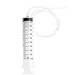 Large Plastic 100ml Syringe Sterile + 80cm Clear Tubing For Lab Hydroponics