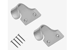 TERF® Traditional Polished Chrome Sash Lift Heavy Duty Sash Window Lift Pull Sliding Handle Including Fixing Screw - Pack of 2